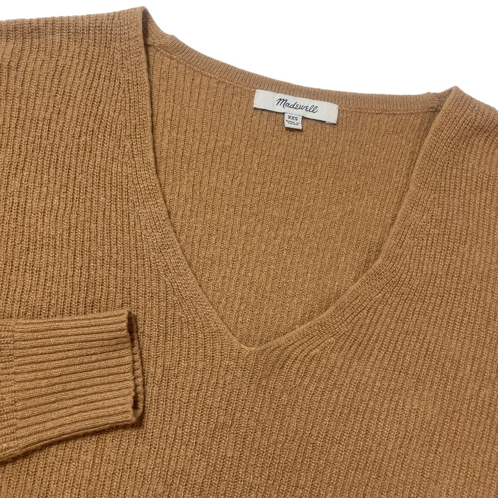 Madewell Sweater XXS Taupe Long Sleeve Wool Alpaca